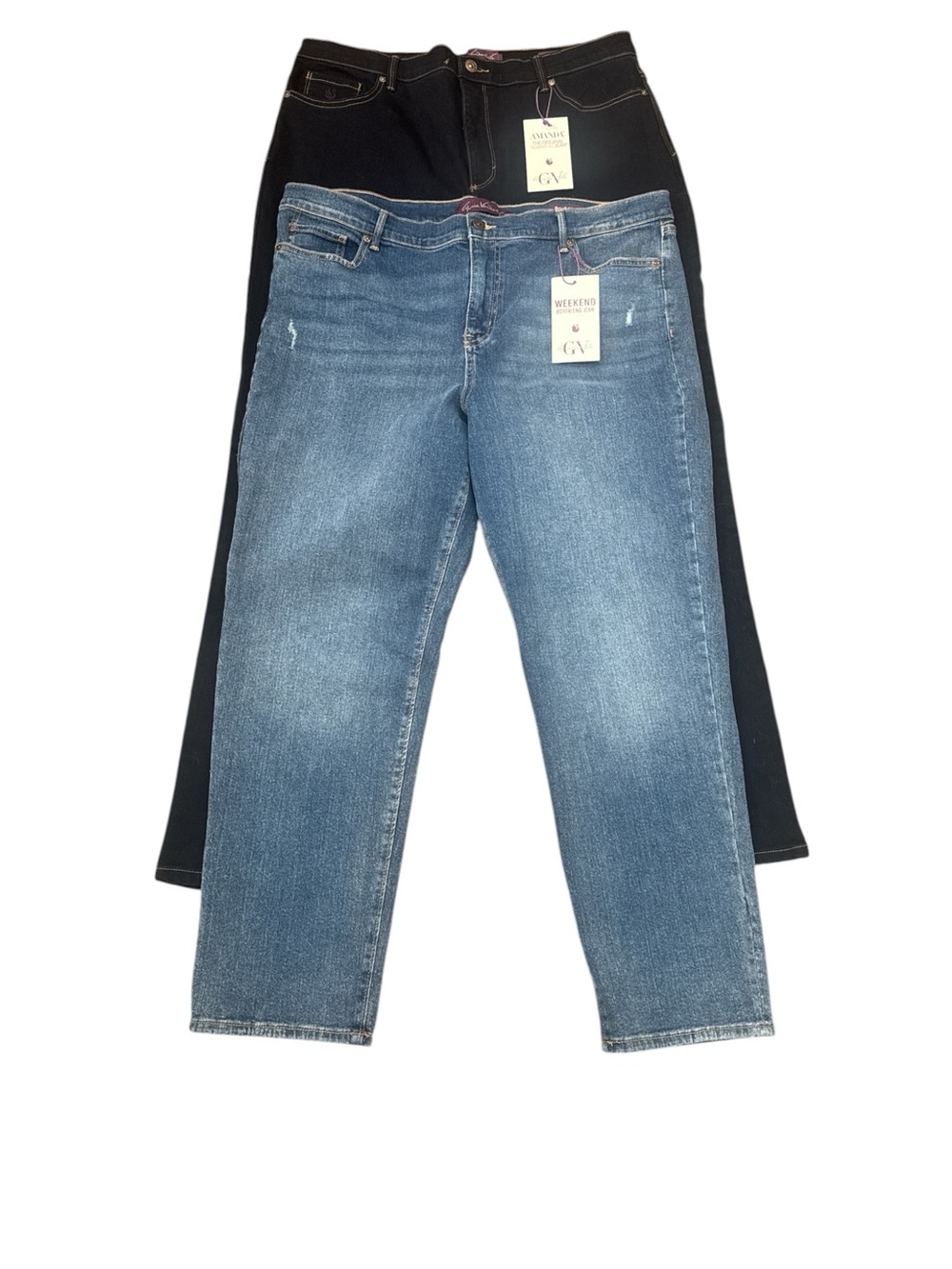 Men's Straight Leg Dark Blue Jeans